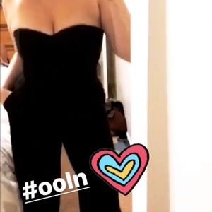 Strapless Black Jumpsuit